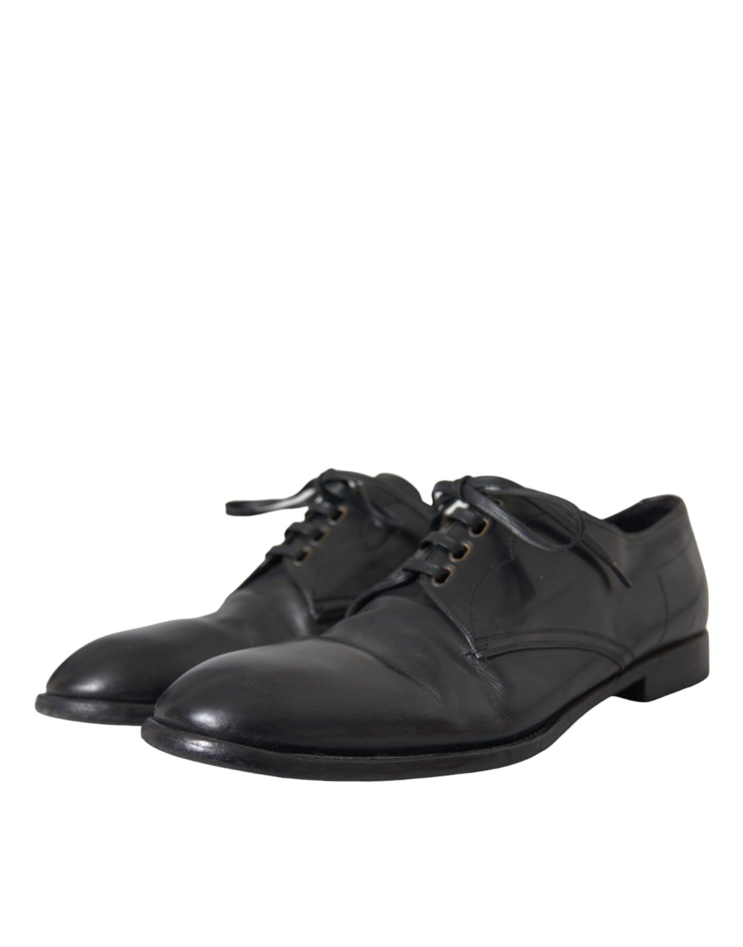 Schwarze Derby-Schuhe aus Leder für formelle Anlässe