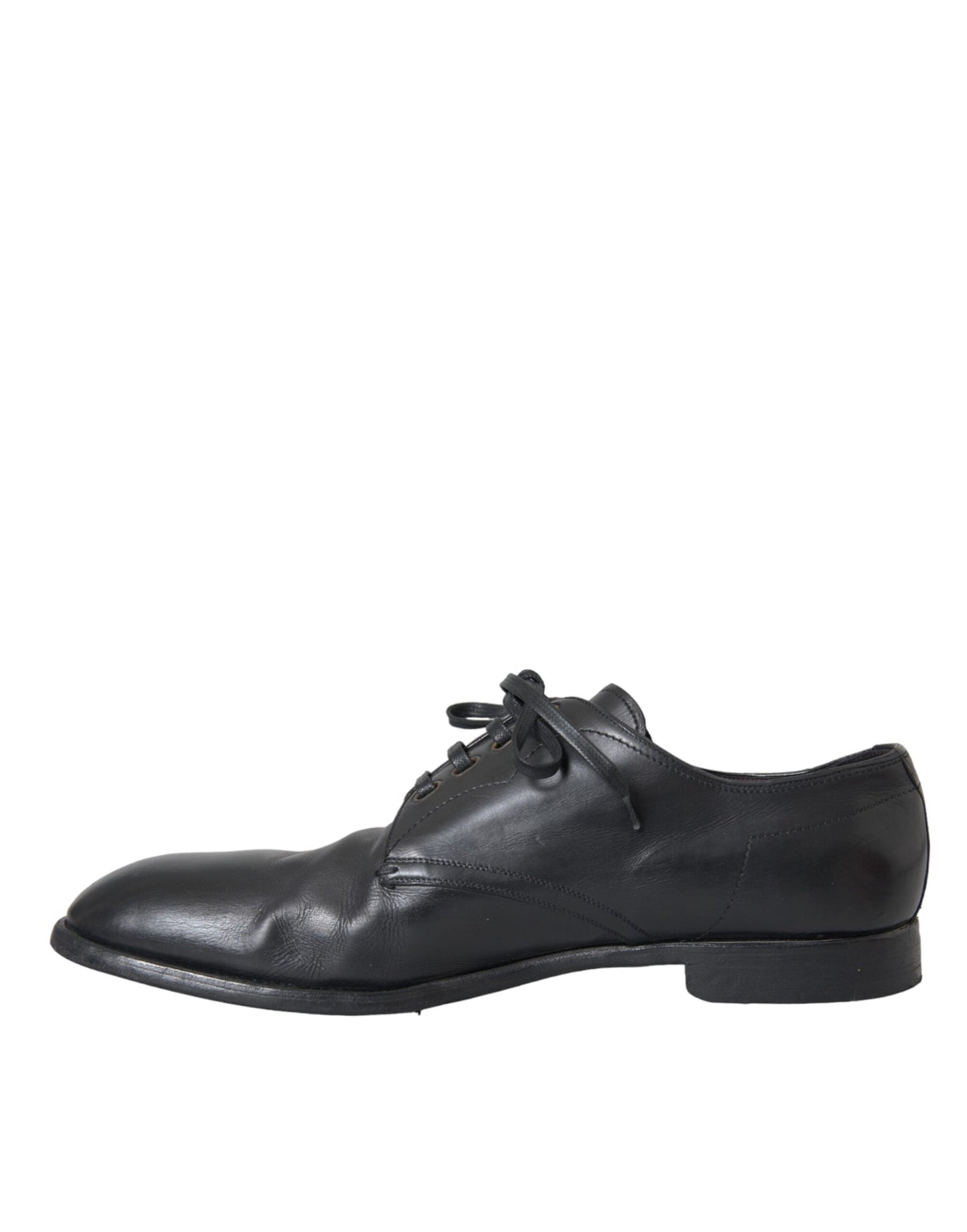 Schwarze Derby-Schuhe aus Leder für formelle Anlässe