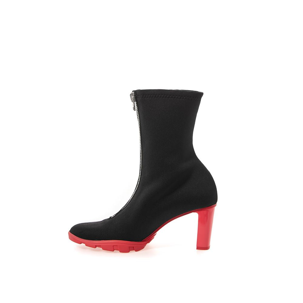 Black Neoprene Boot - GLAMHUB BOUTIQUE 