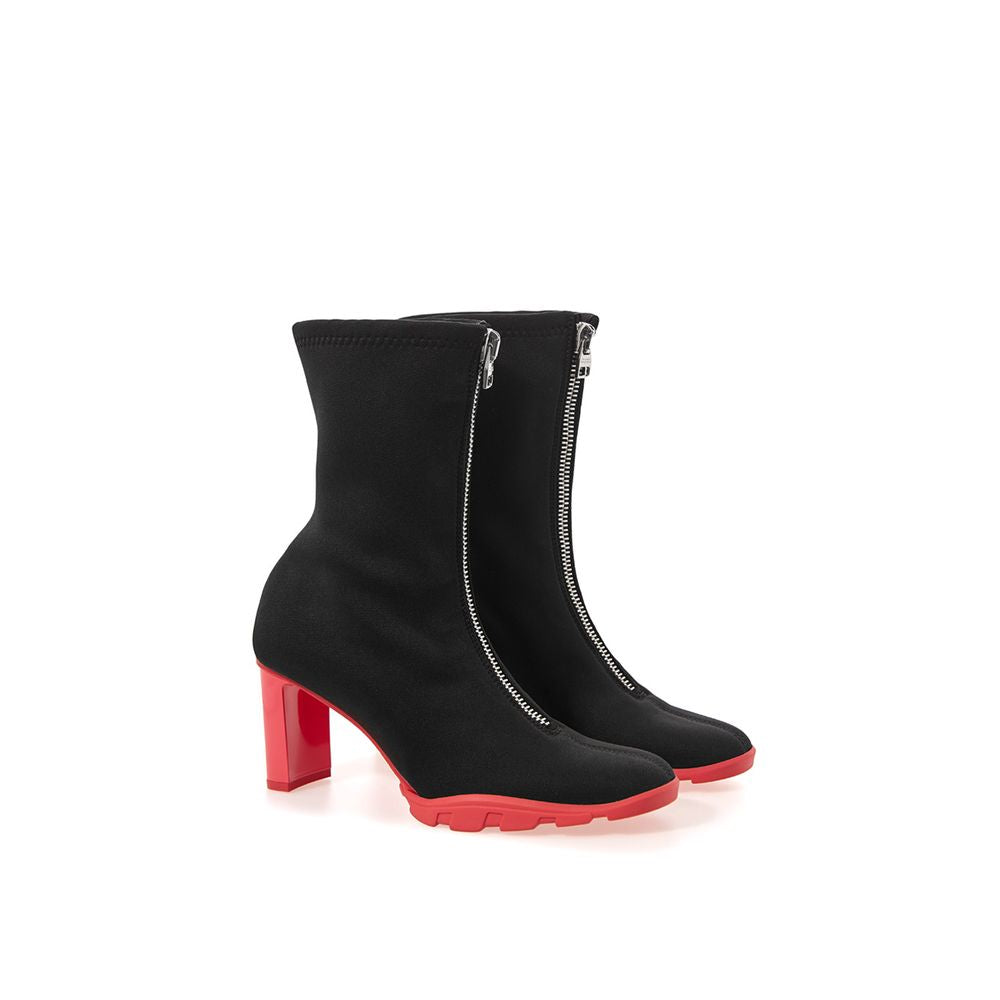 Black Neoprene Boot - GLAMHUB BOUTIQUE 