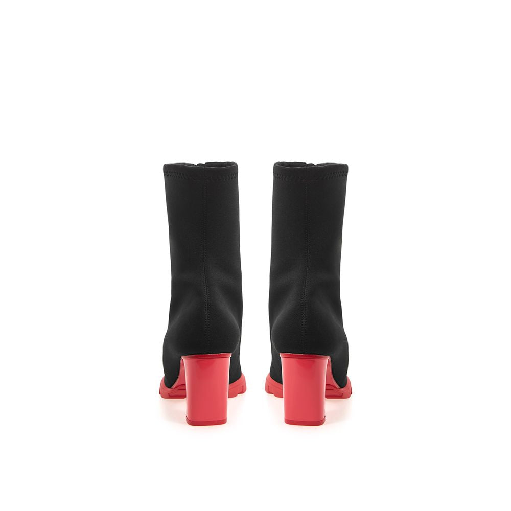 Black Neoprene Boot - GLAMHUB BOUTIQUE 