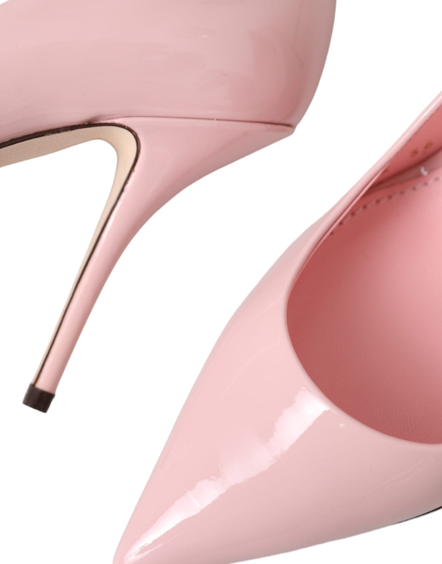 Light Pink Patent Leather Pump Heels Shoes