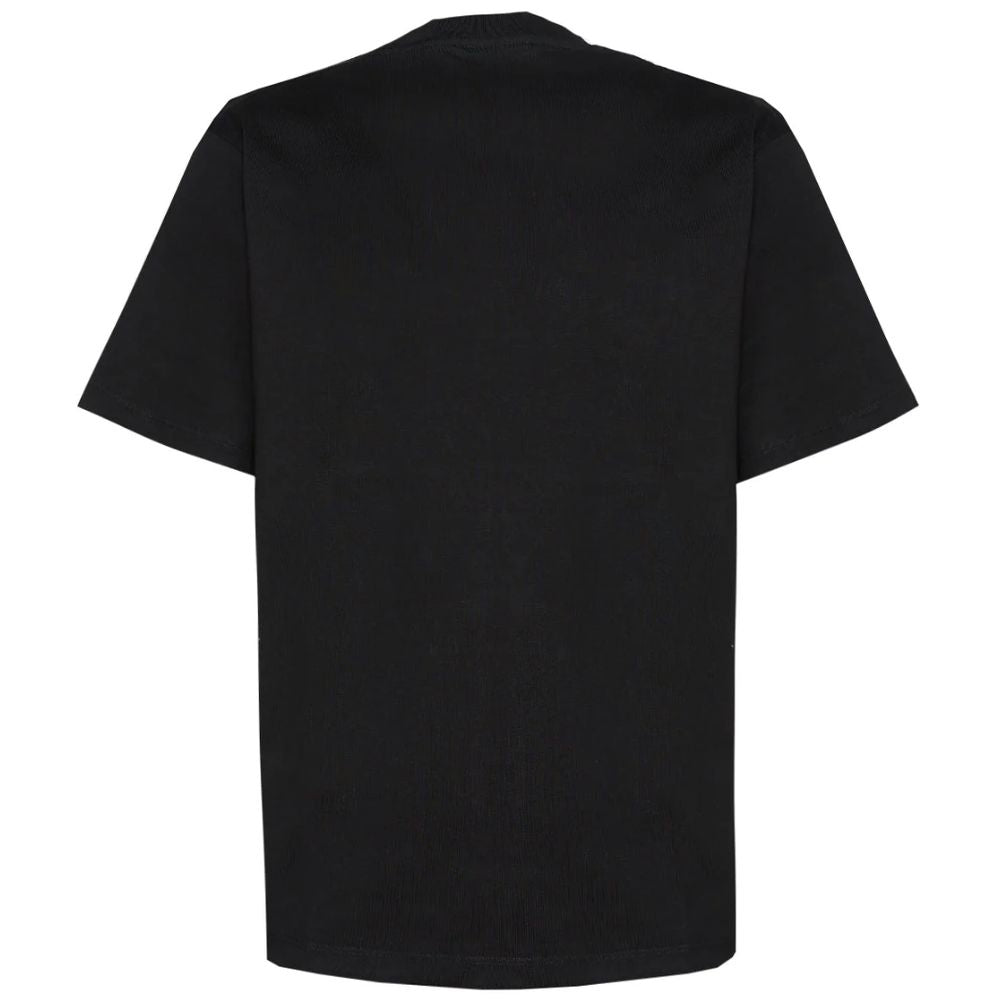 Black Cotton T-Shirt - GlamHub Luxury and Icon Brand Clothing