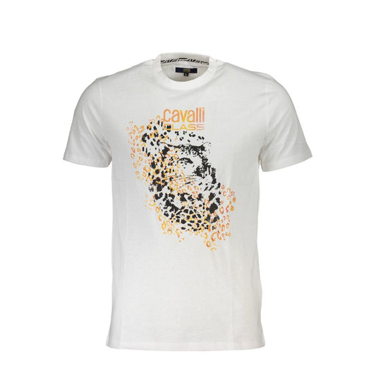 White Cotton T-Shirt - GlamHub Luxury and Icon Brand Clothing