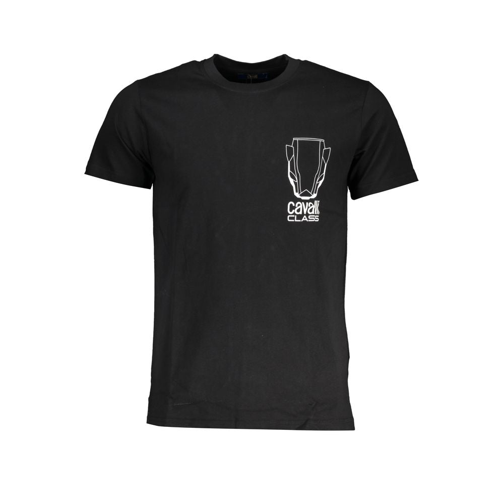 Black Cotton T-Shirt - GlamHub Luxury and Icon Brand Clothing