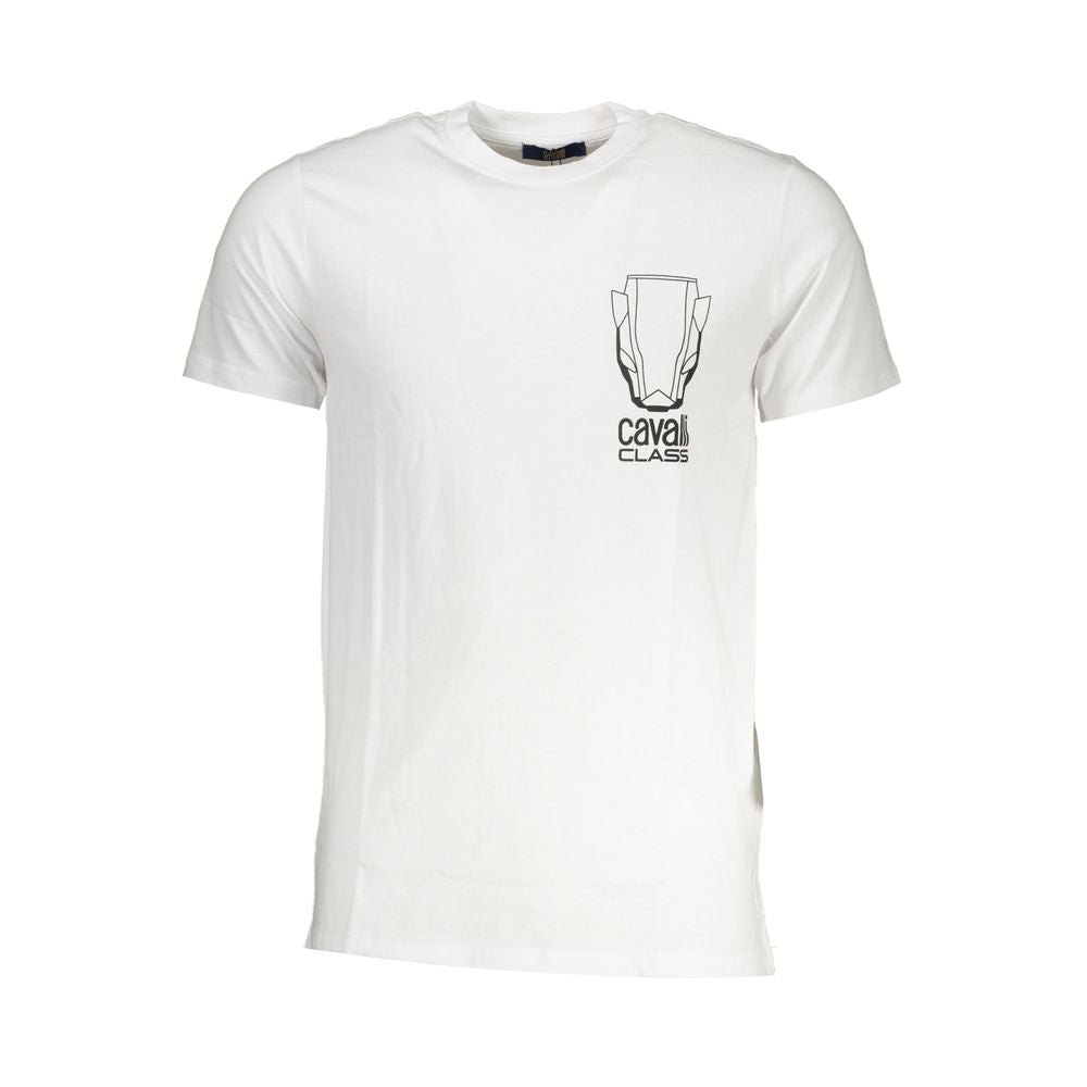 White Cotton T-Shirt - GlamHub Luxury and Icon Brand Clothing