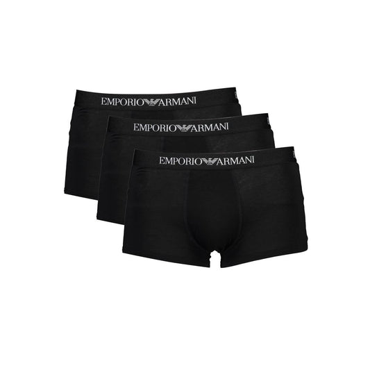 Black Cotton Men Trunk - GLAMHUB BOUTIQUE 