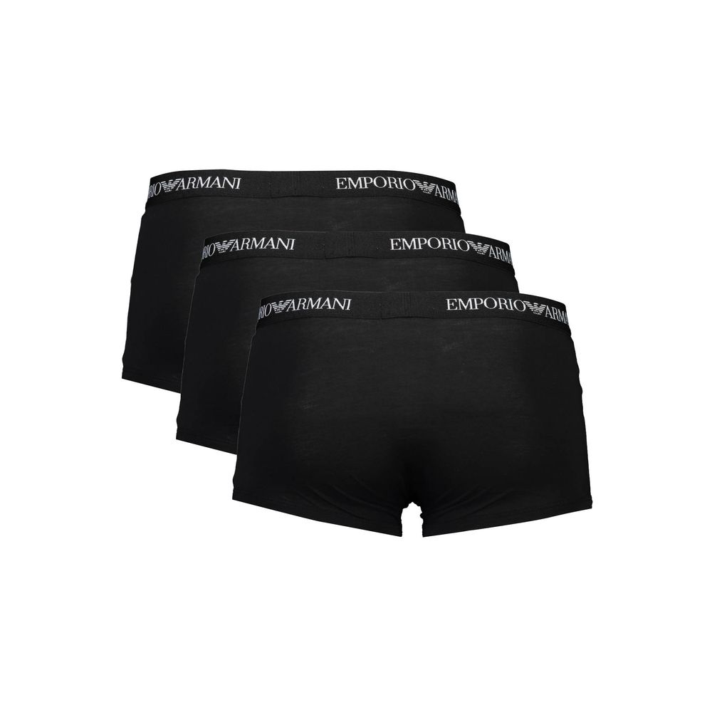 Black Cotton Men Trunk - GLAMHUB BOUTIQUE 