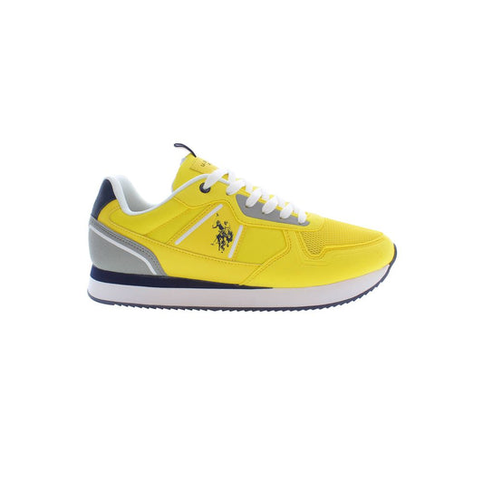 Gelbe Polyester Herren Sneaker