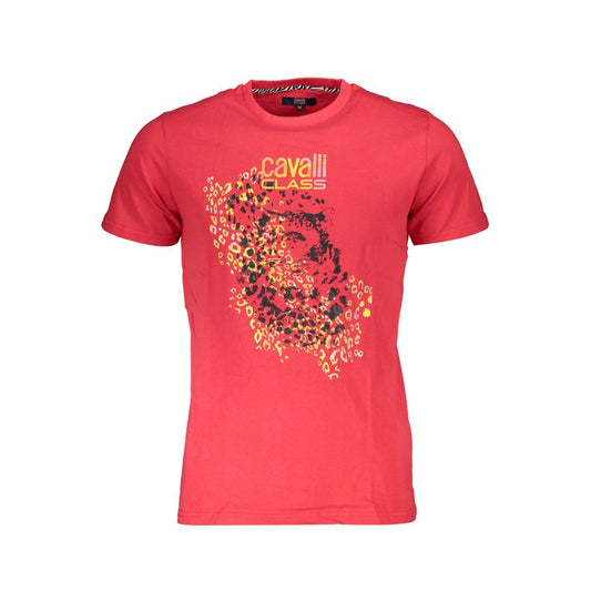 Red Cotton T-Shirt - GlamHub Luxury and Icon Brand Clothing