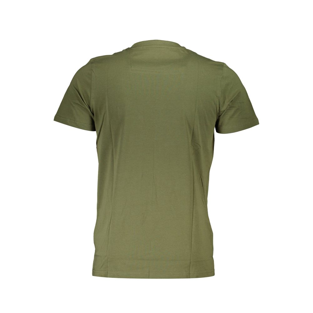 Green Cotton T-Shirt - GlamHub Luxury and Icon Brand Clothing