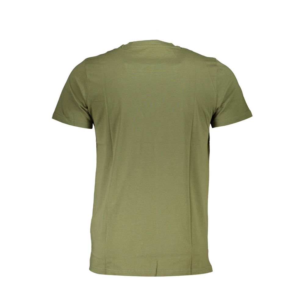 Green Cotton T-Shirt - GlamHub Luxury and Icon Brand Clothing