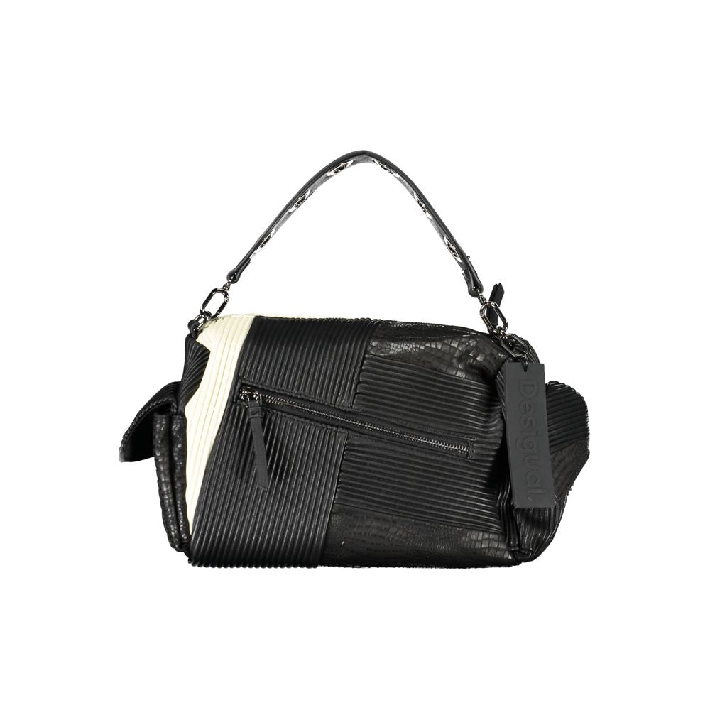 Schwarze Handtasche aus Polyethylen