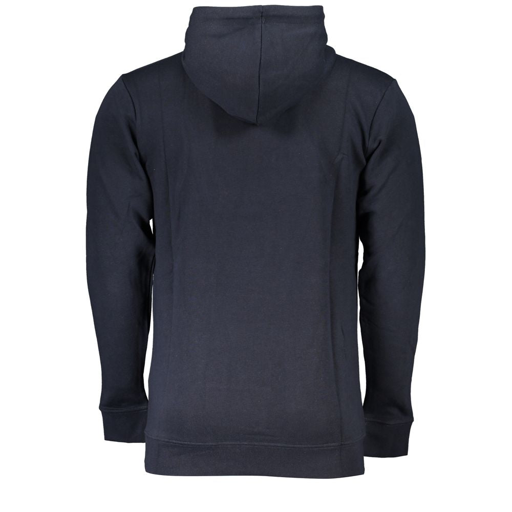 Blue Cotton Men Sweater - GlamHub Luxury and Icon Brand Clothing