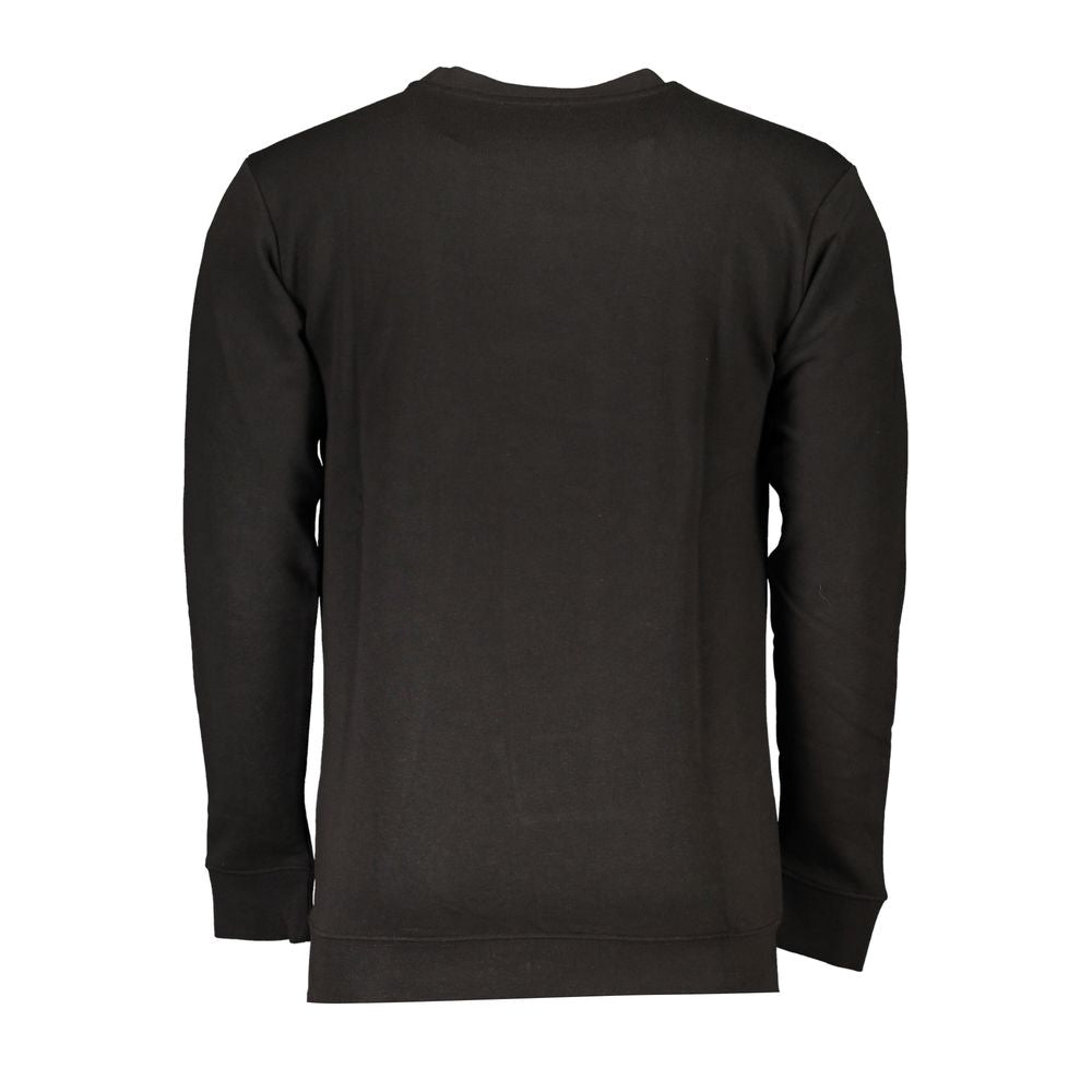 Black Cotton Sweater - GlamHub Luxury and Icon Brand Clothing