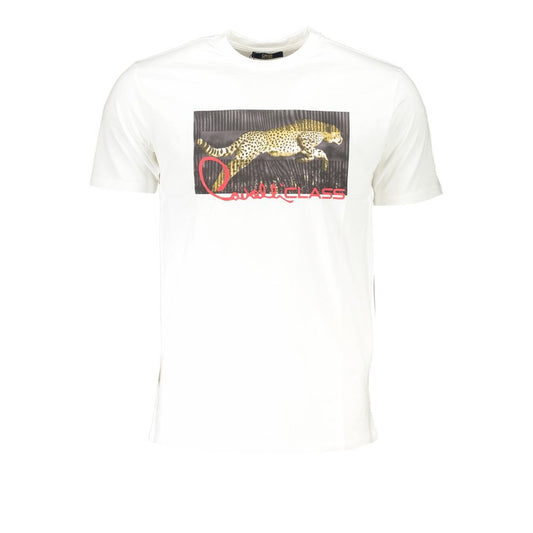 White Cotton T-Shirt - GlamHub Luxury and Icon Brand Clothing