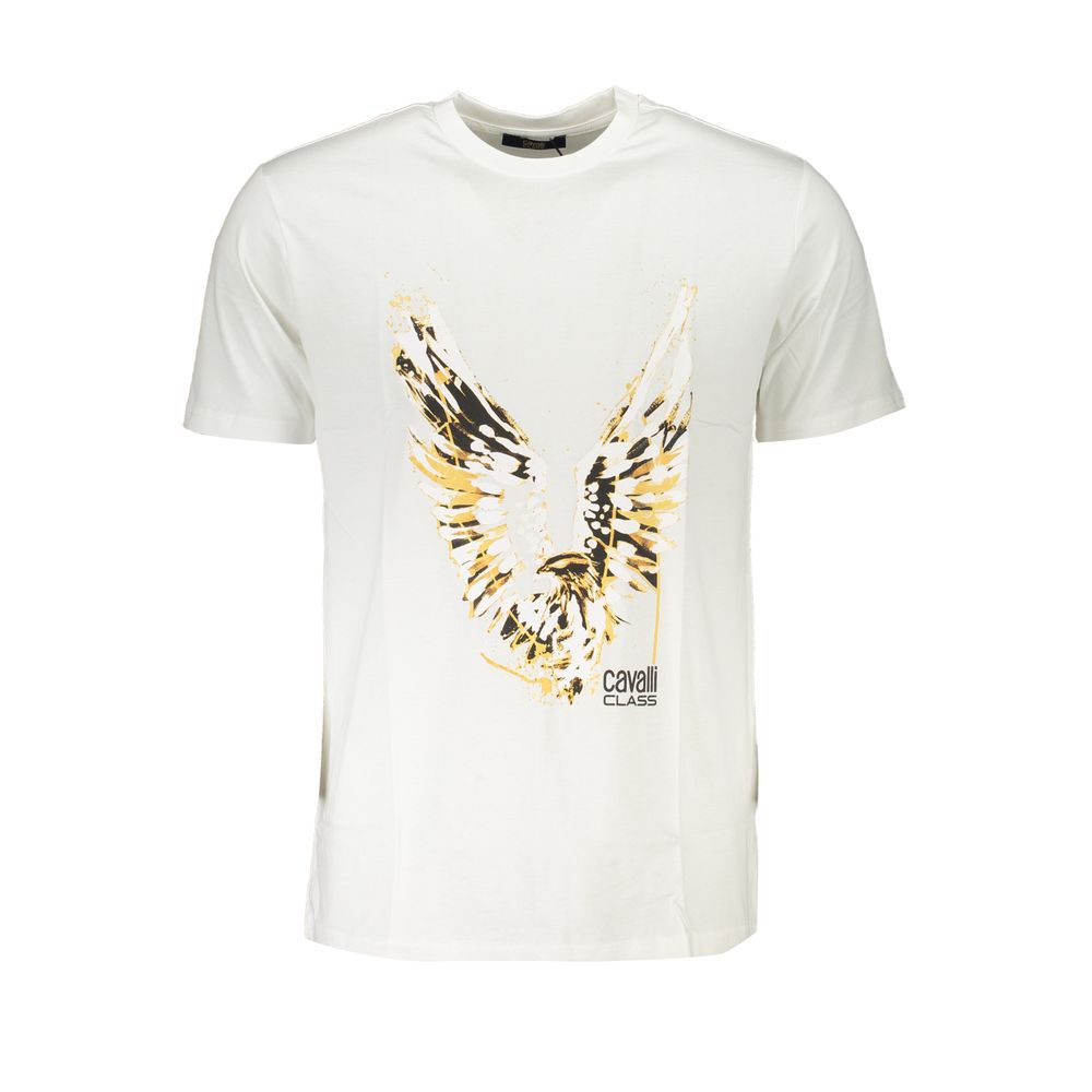 White Cotton T-Shirt - GlamHub Luxury and Icon Brand Clothing