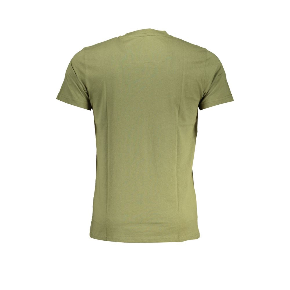 Green Cotton T-Shirt - GlamHub Luxury and Icon Brand Clothing