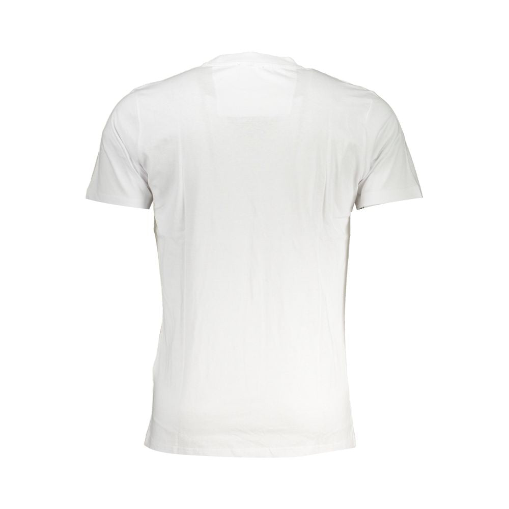 White Cotton T-Shirt - GlamHub Luxury and Icon Brand Clothing