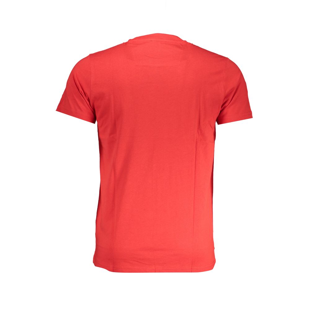 Red Cotton T-Shirt - GlamHub Luxury and Icon Brand Clothing