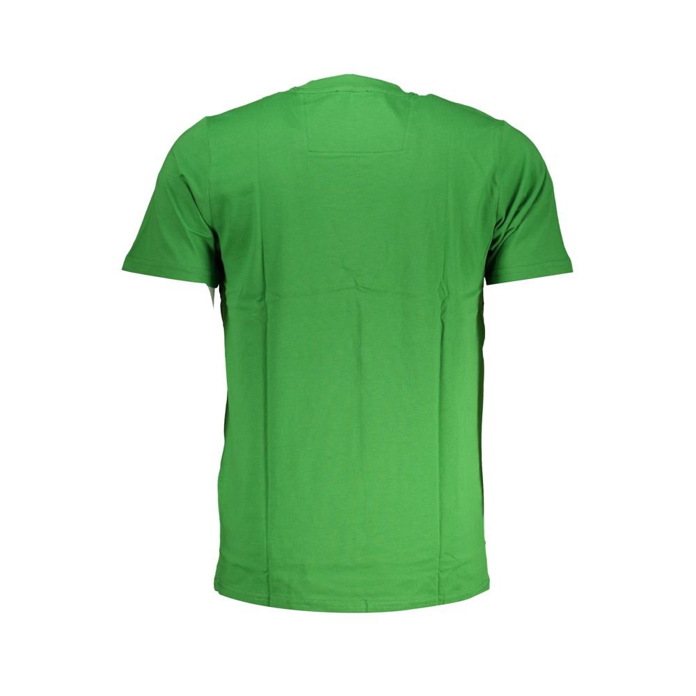 Green Cotton T-Shirt - GlamHub Luxury and Icon Brand Clothing