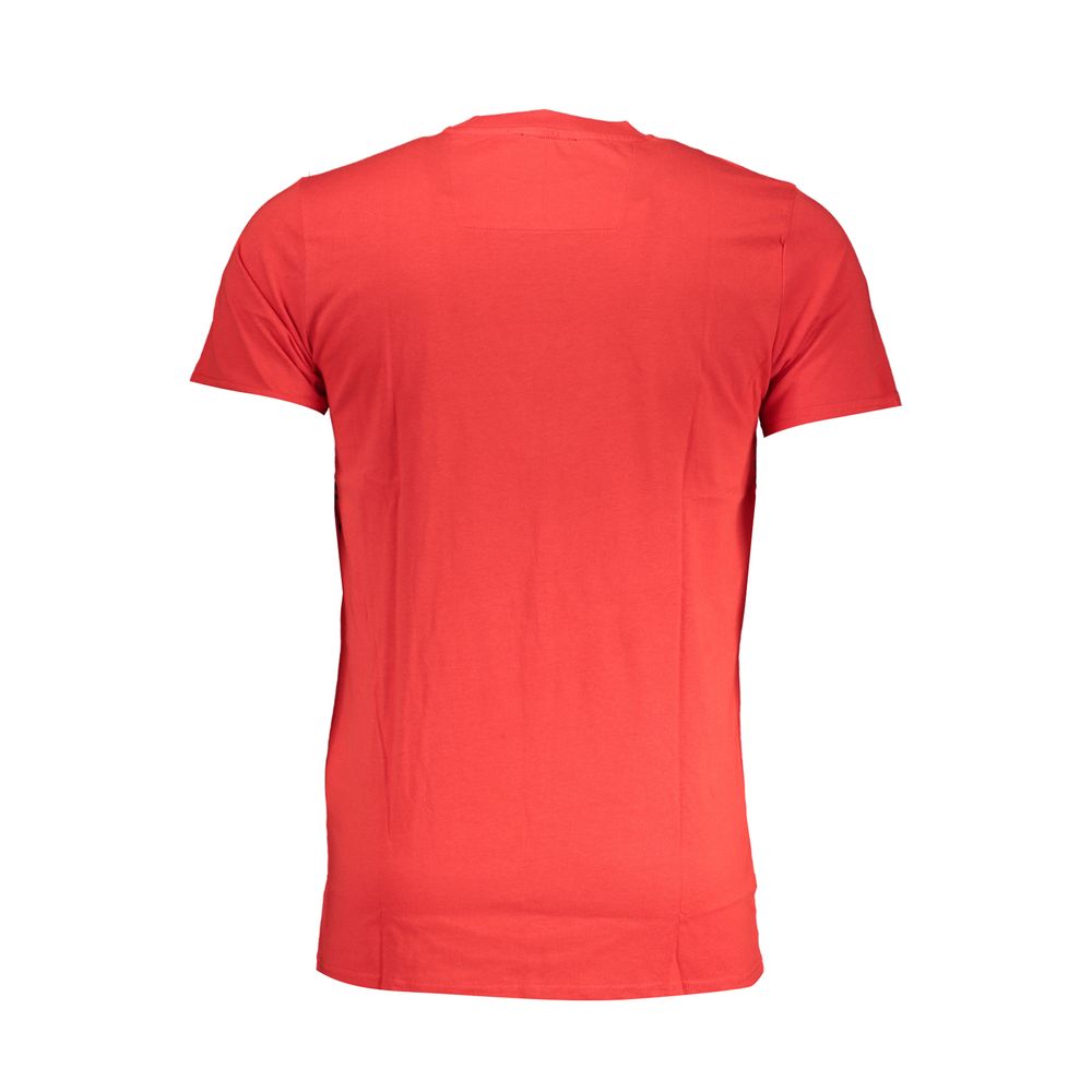 Red Cotton T-Shirt - GlamHub Luxury and Icon Brand Clothing