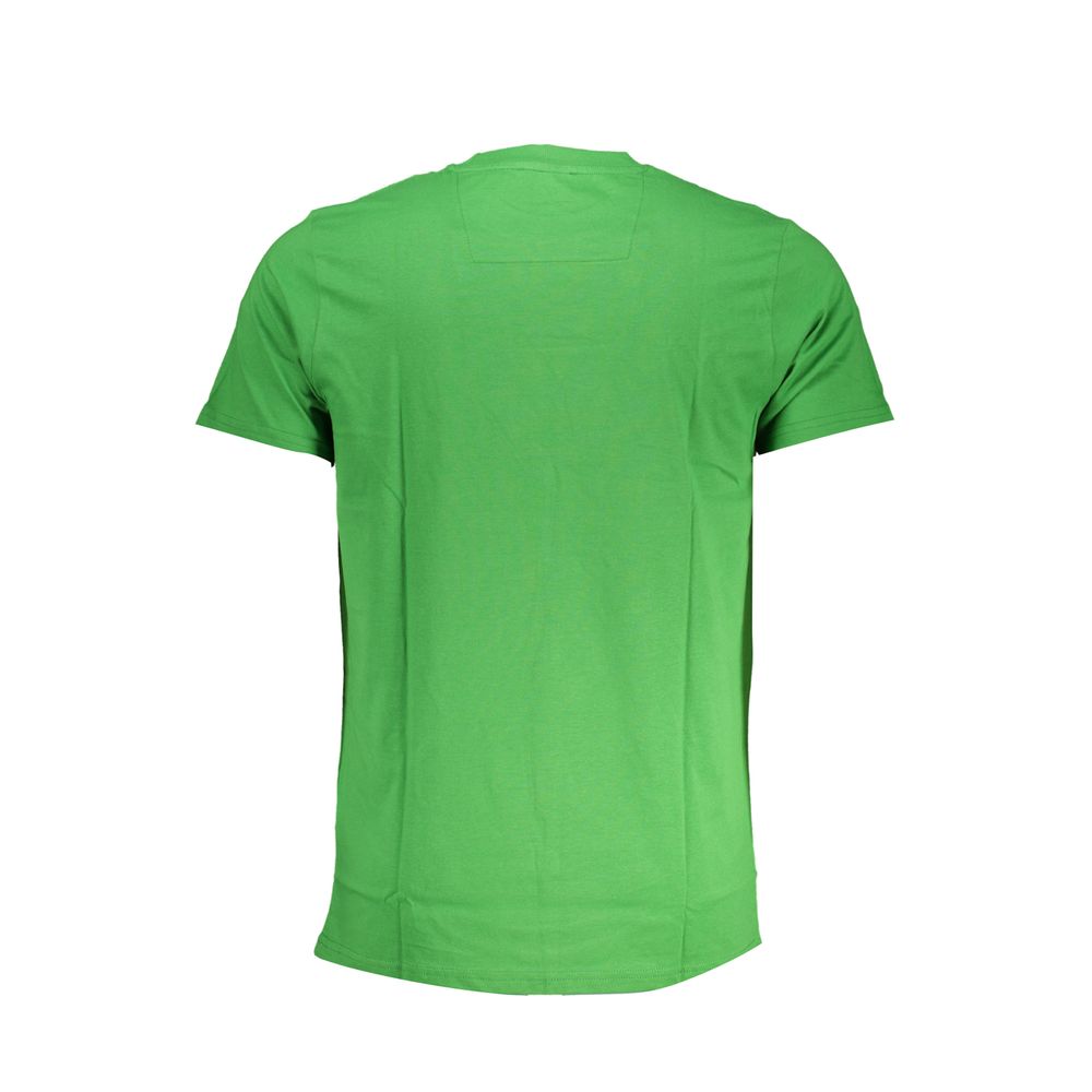 Green Cotton T-Shirt - GlamHub Luxury and Icon Brand Clothing