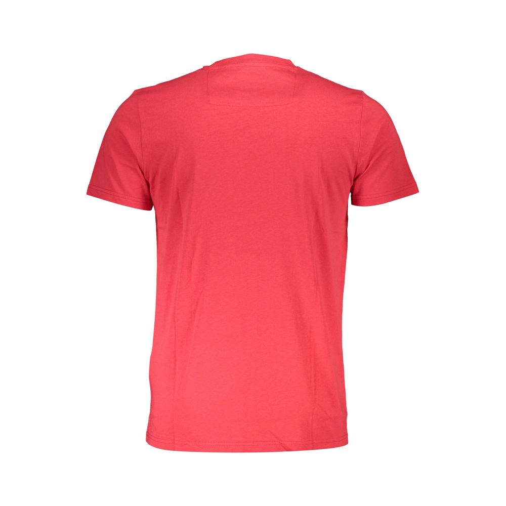 Red Cotton T-Shirt - GlamHub Luxury and Icon Brand Clothing