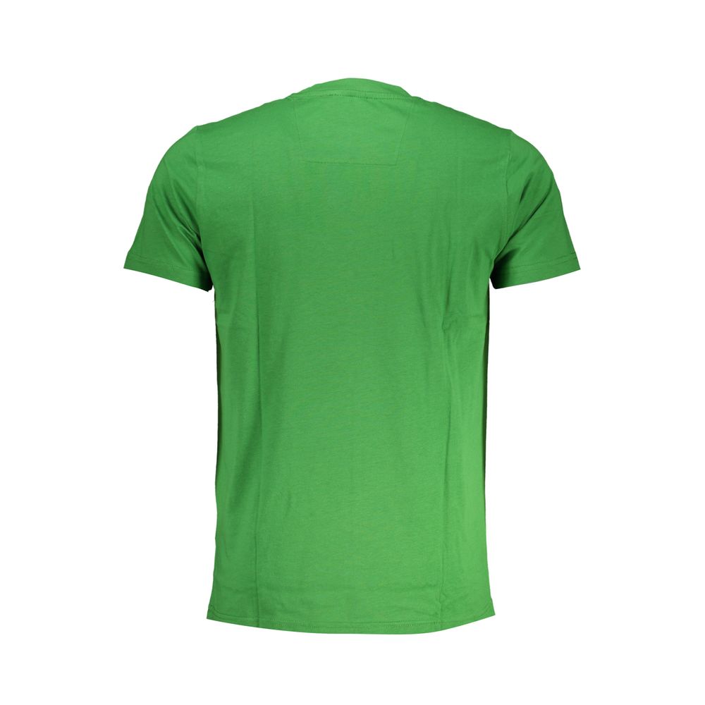 Green Cotton T-Shirt - GlamHub Luxury and Icon Brand Clothing