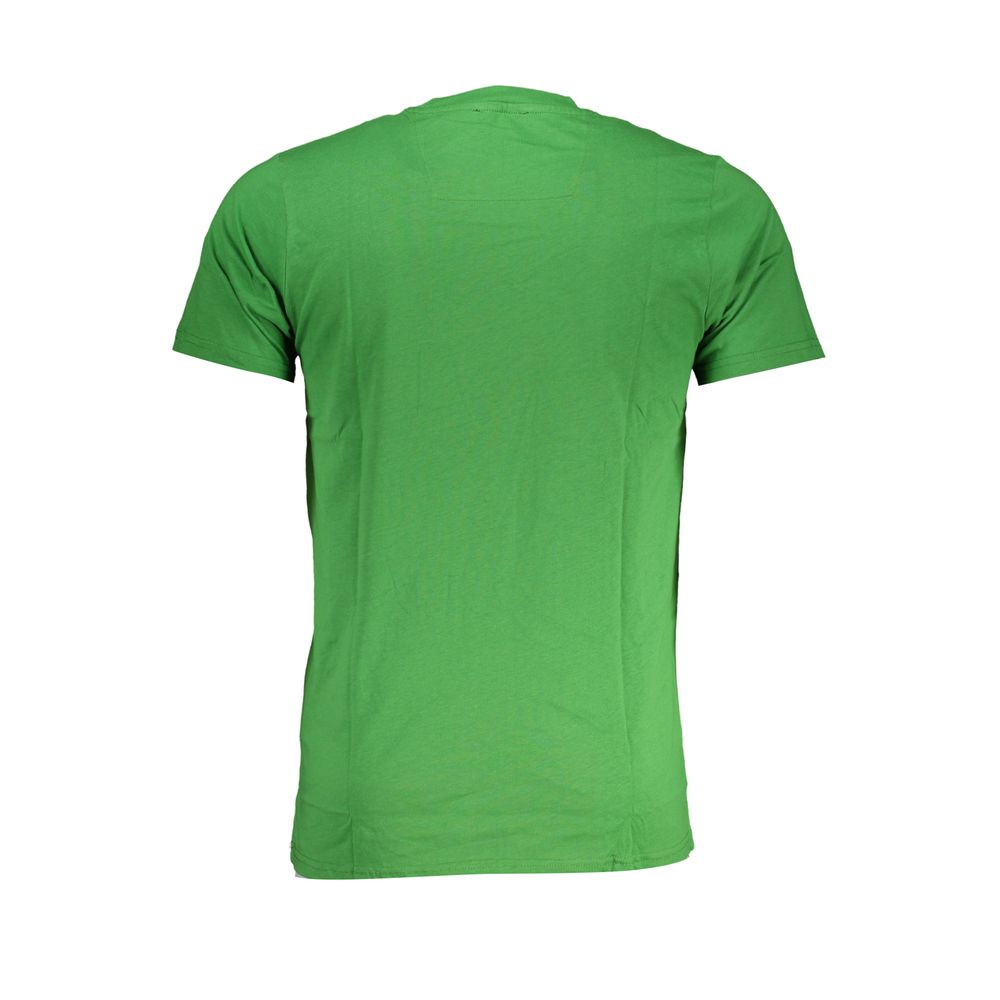 Green Cotton T-Shirt - GlamHub Luxury and Icon Brand Clothing