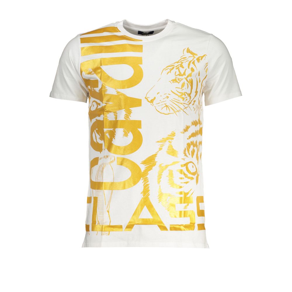 White Cotton T-Shirt - GlamHub Luxury and Icon Brand Clothing