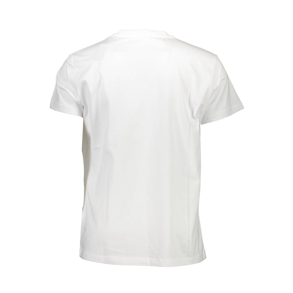 White Cotton Men T-Shirt - GLAMHUB BOUTIQUE 