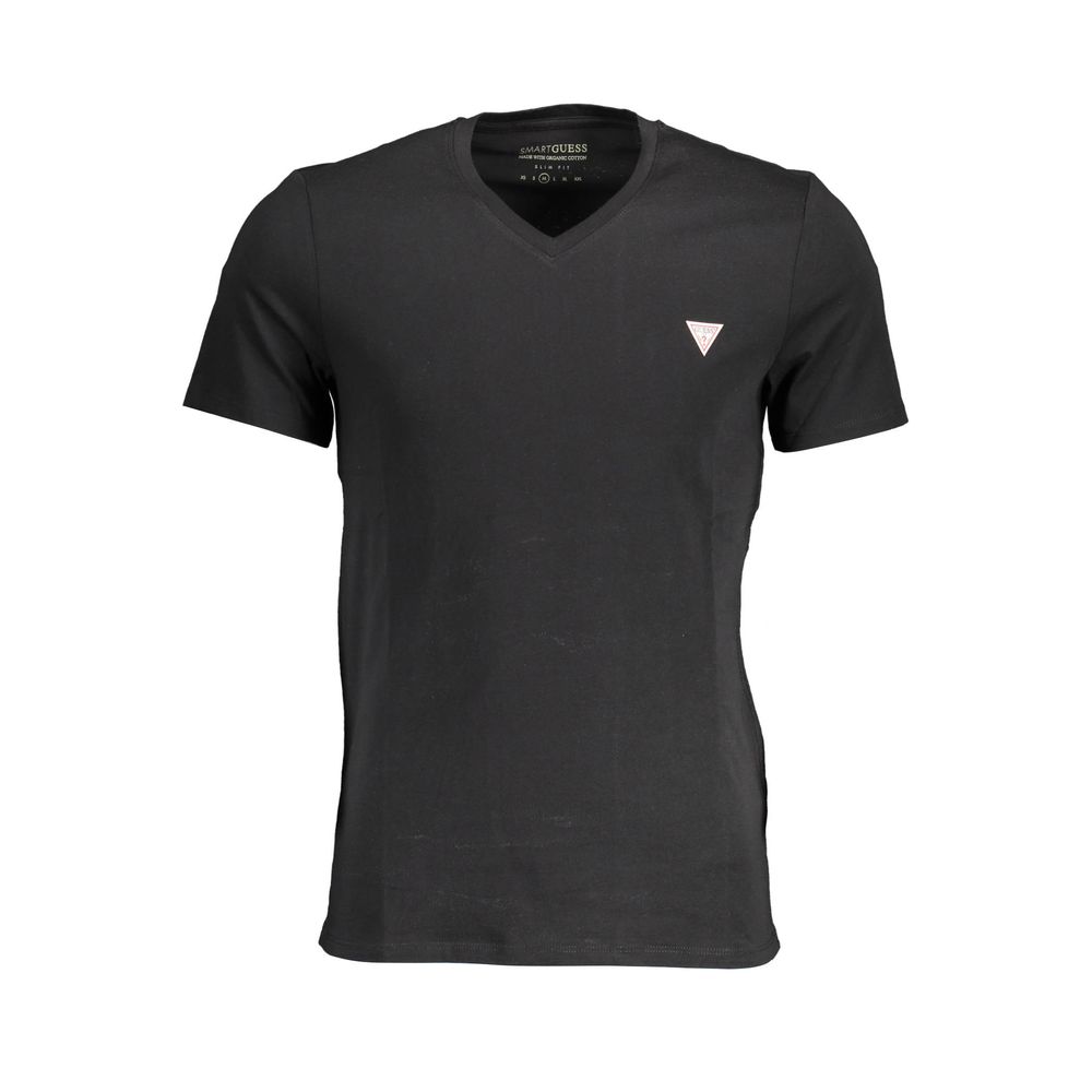 Black Cotton Men T-Shirt - GLAMHUB BOUTIQUE 