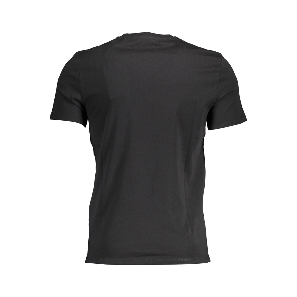 Black Cotton Men T-Shirt - GLAMHUB BOUTIQUE 