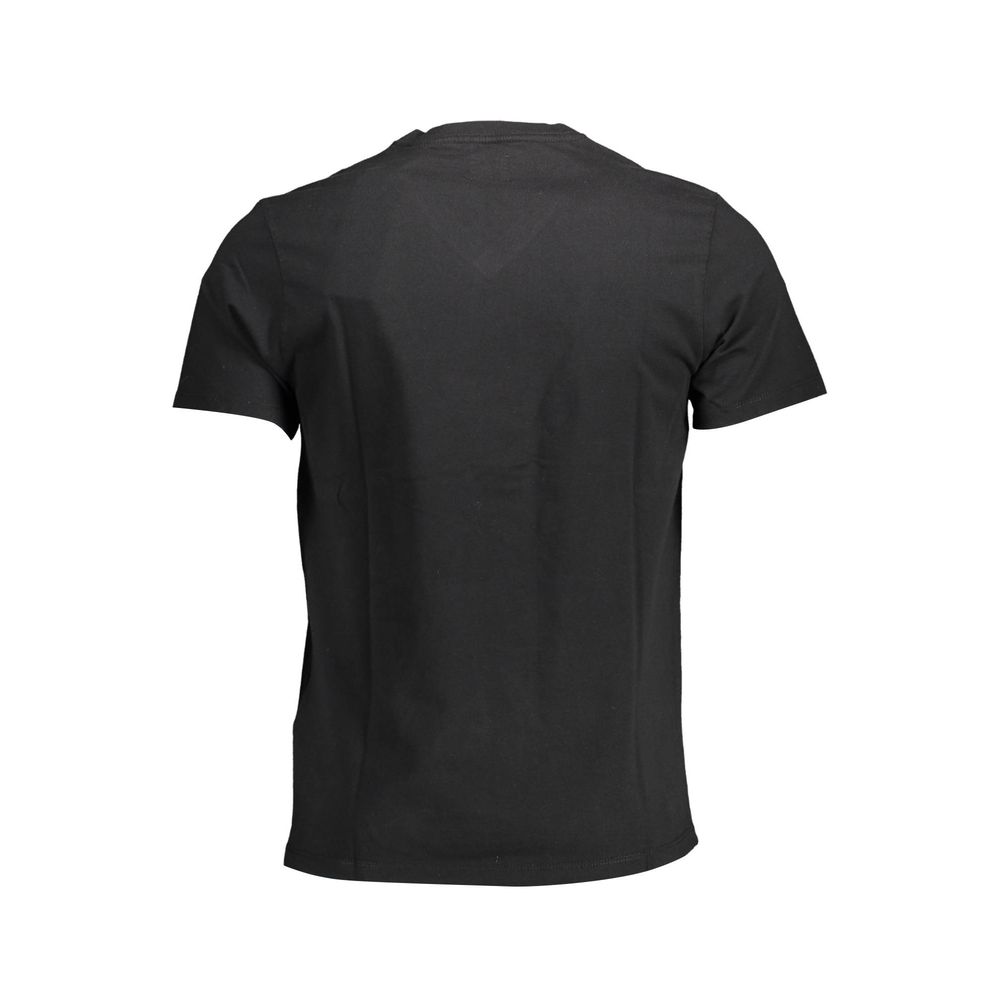 Black Cotton Men T-Shirt - GLAMHUB BOUTIQUE 