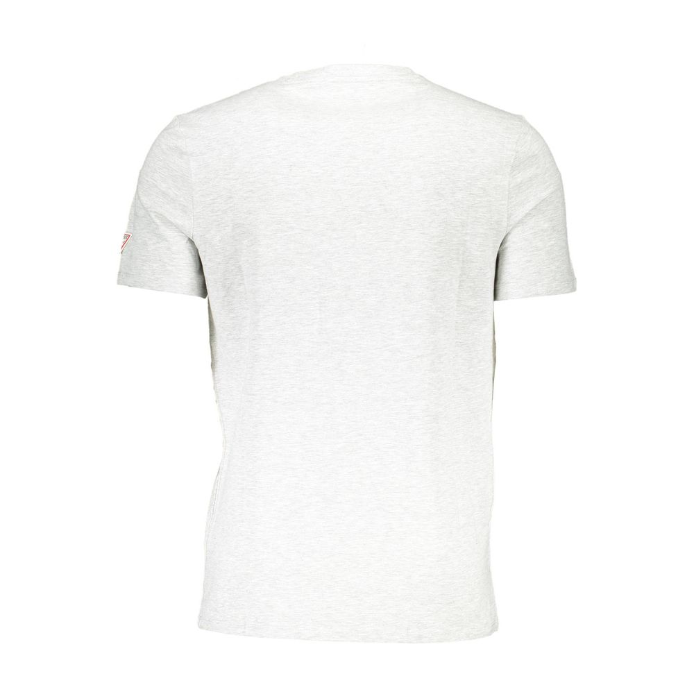 Gray Cotton Men T-Shirt - GLAMHUB BOUTIQUE 