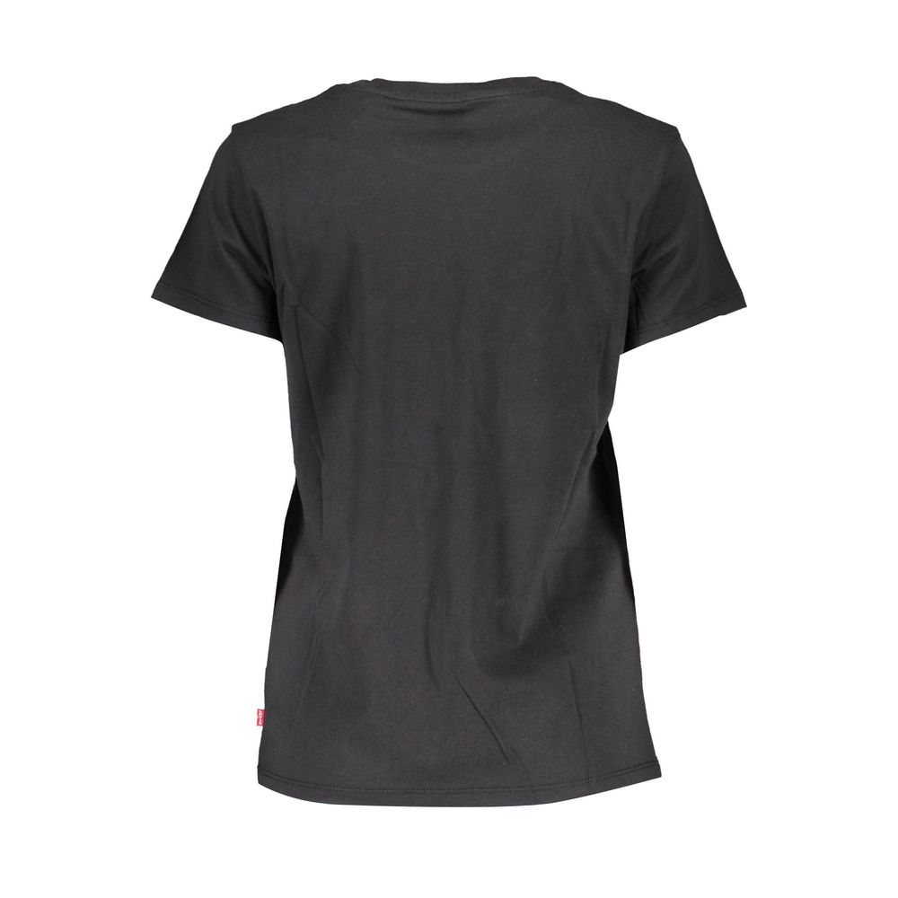 Black Cotton Tops & T-Shirt - GLAMHUB BOUTIQUE 