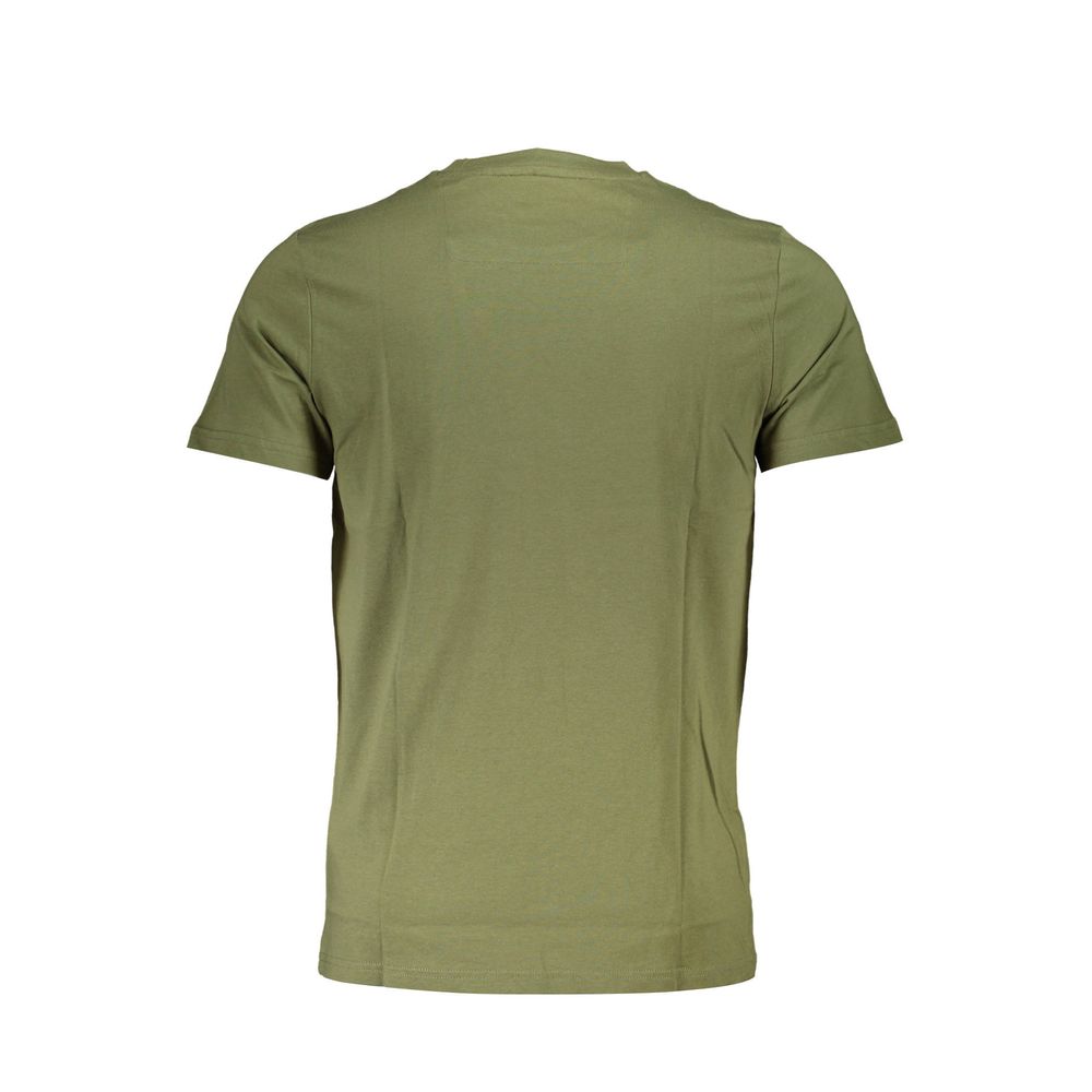 Green Cotton T-Shirt - GlamHub Luxury and Icon Brand Clothing