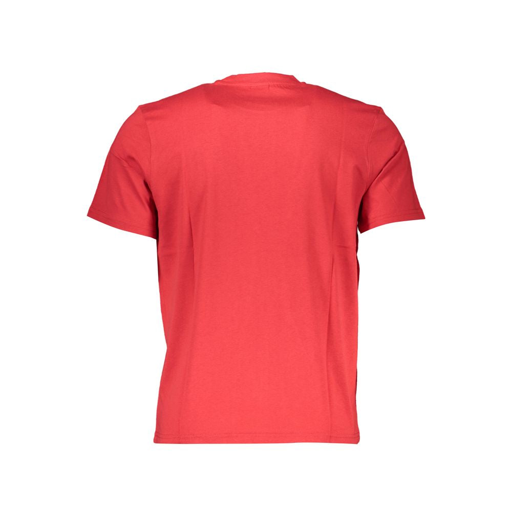 Rotes Baumwoll-T-Shirt