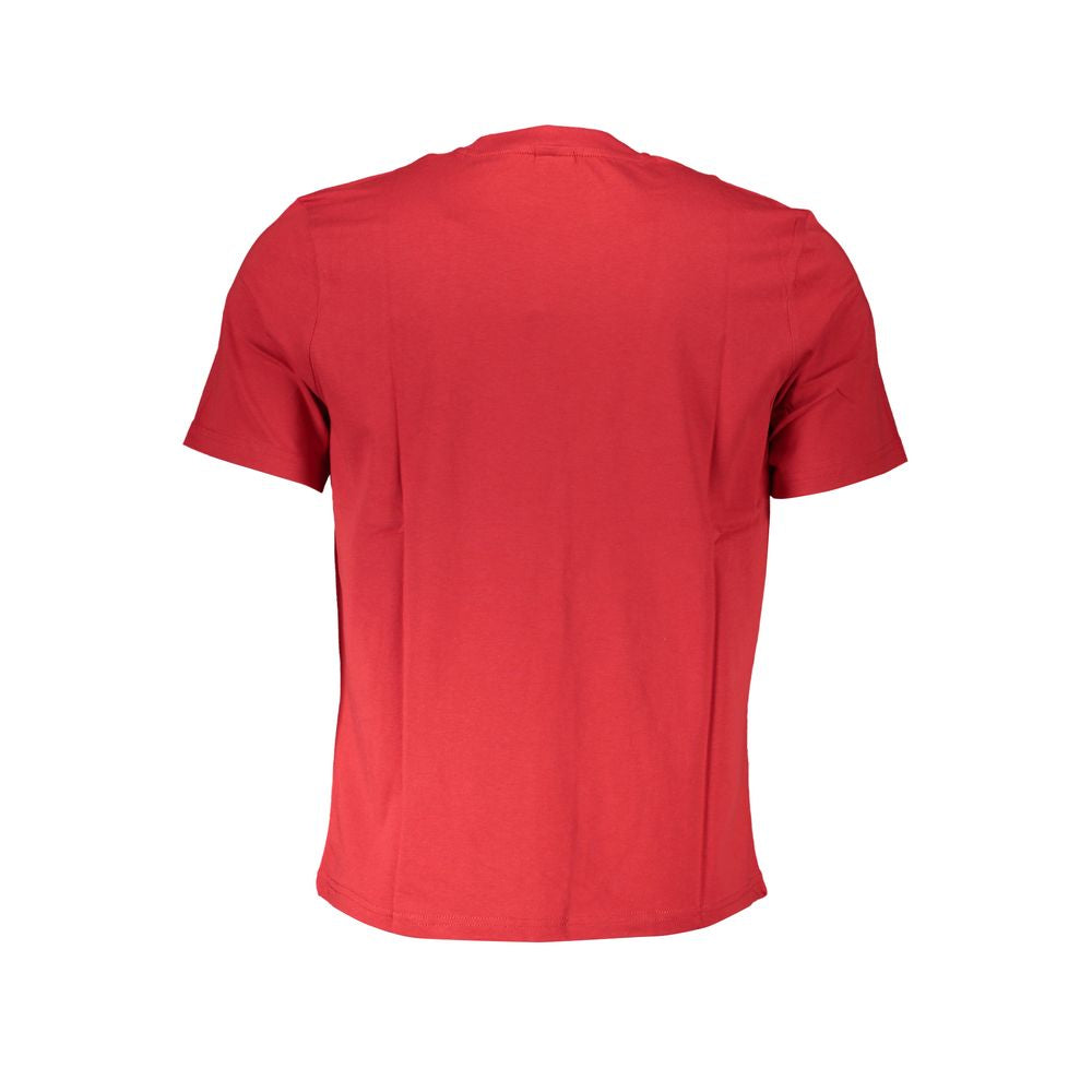 Rotes Baumwoll-T-Shirt