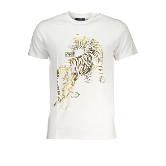 White Cotton T-Shirt - GlamHub Luxury and Icon Brand Clothing