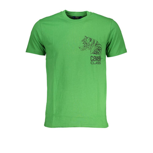 Green Cotton T-Shirt - GlamHub Luxury and Icon Brand Clothing