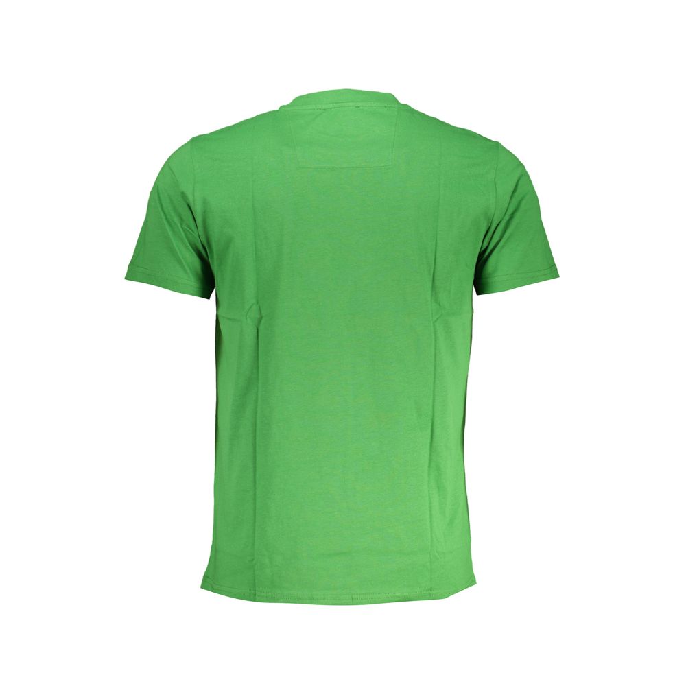 Green Cotton T-Shirt - GlamHub Luxury and Icon Brand Clothing