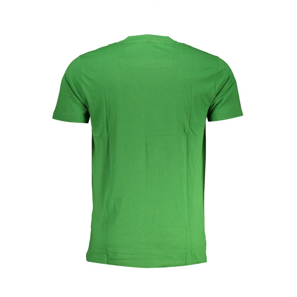 Green Cotton T-Shirt - GlamHub Luxury and Icon Brand Clothing