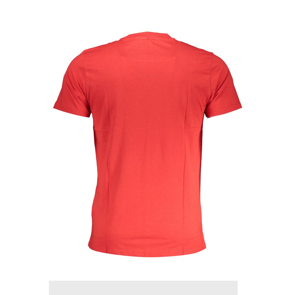 Red Cotton T-Shirt - GlamHub Luxury and Icon Brand Clothing