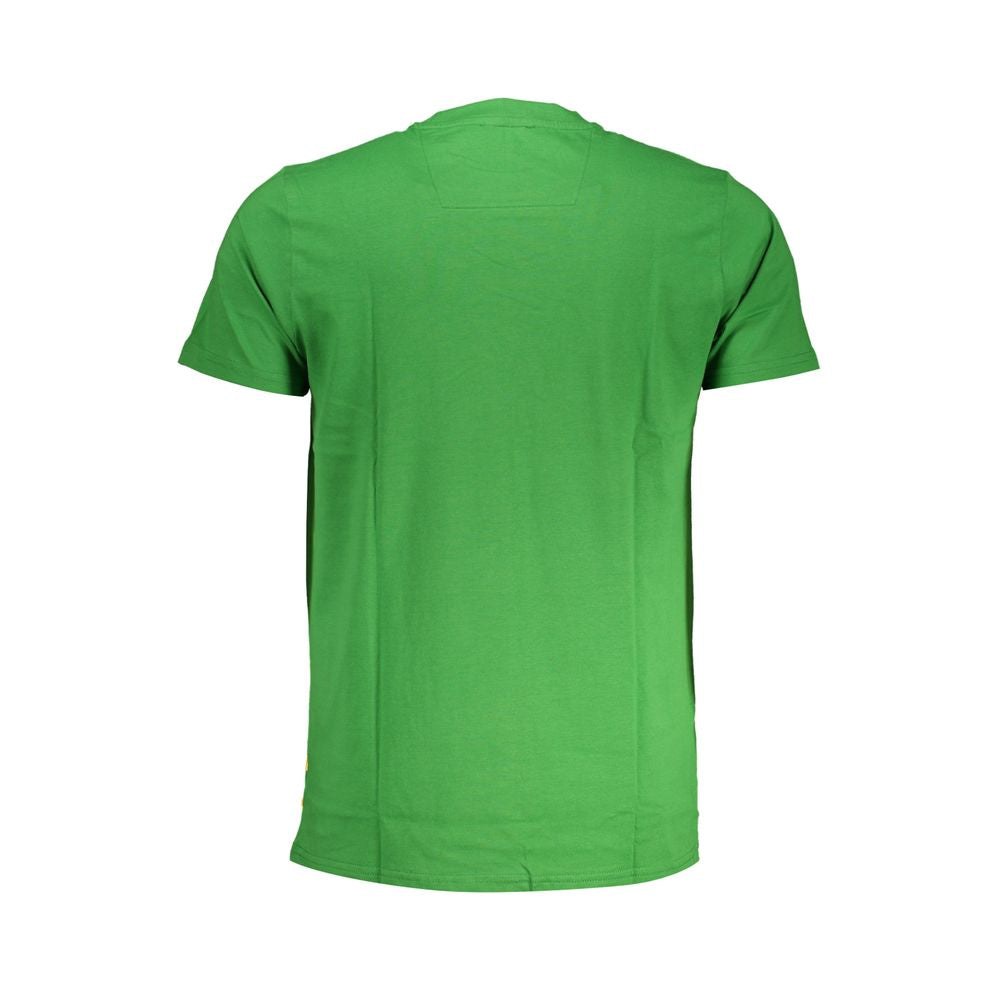 Green Cotton T-Shirt - GlamHub Luxury and Icon Brand Clothing