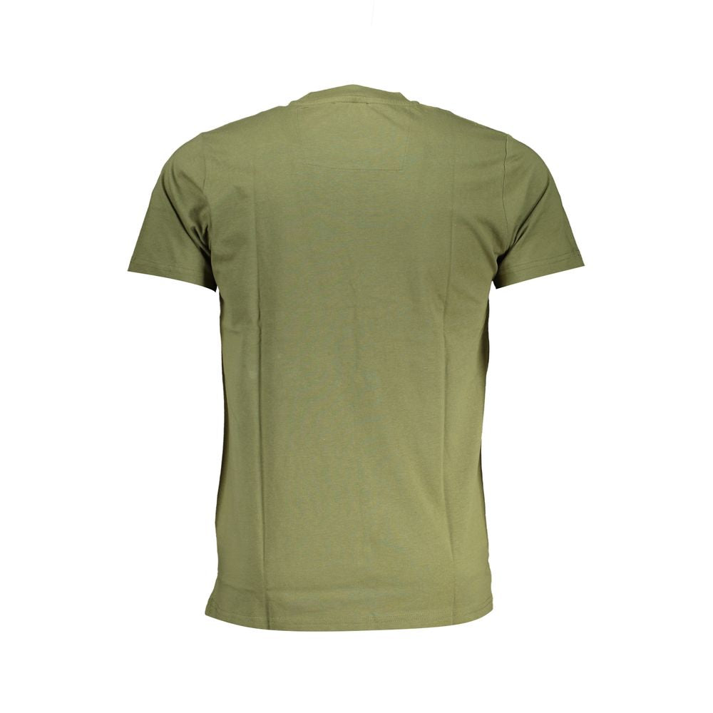 Green Cotton T-Shirt - GlamHub Luxury and Icon Brand Clothing