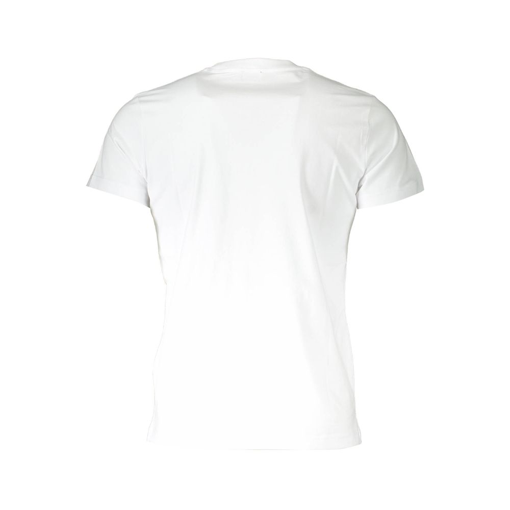 White Cotton Men T-Shirt - GLAMHUB BOUTIQUE 