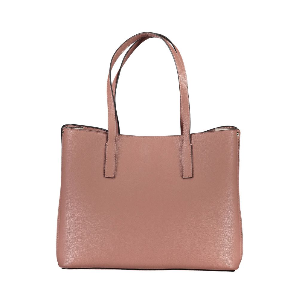 Pink Polyethylene Handbag - GLAMHUB BOUTIQUE 