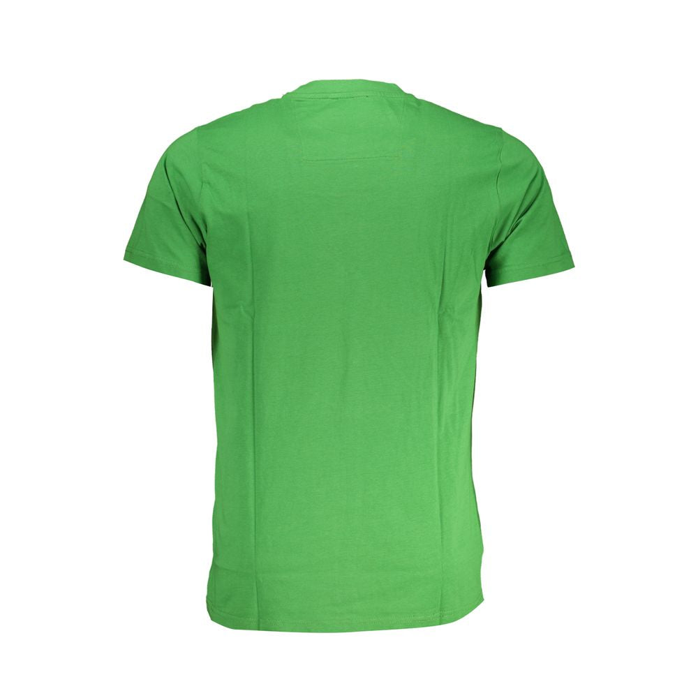 Green Cotton T-Shirt - GlamHub Luxury and Icon Brand Clothing